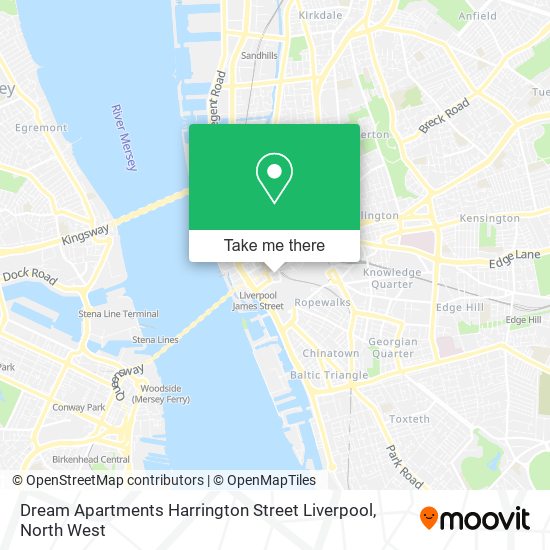 Dream Apartments Harrington Street Liverpool map