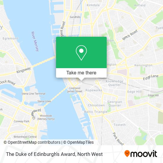 The Duke of Edinburgh's Award map