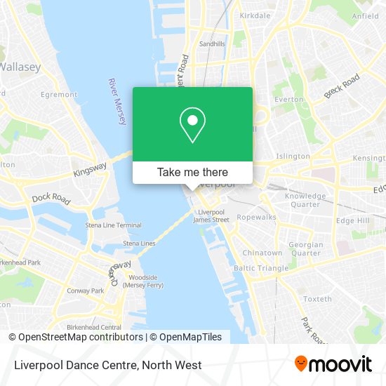 Liverpool Dance Centre map