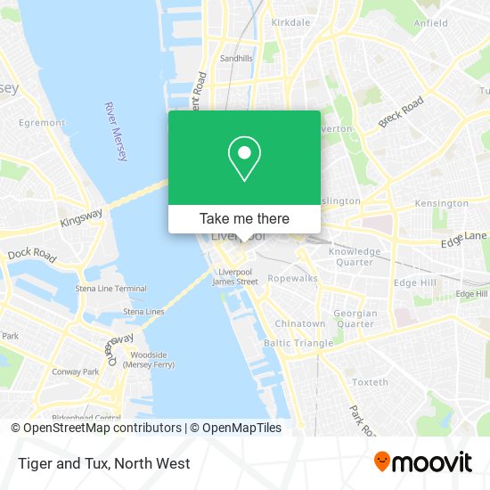 Tiger and Tux map