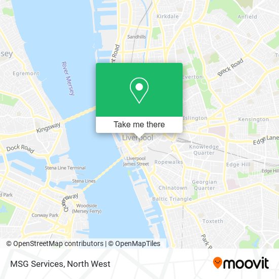 MSG Services map