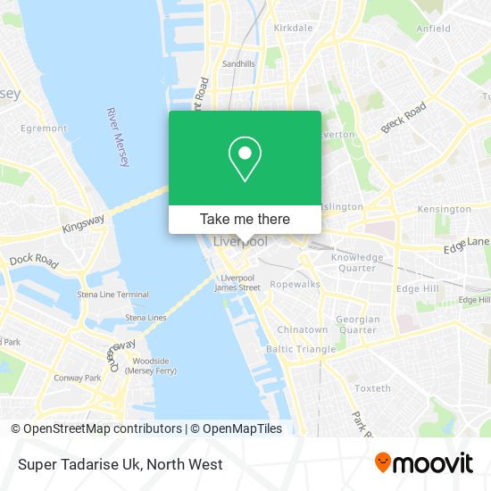 Super Tadarise Uk map