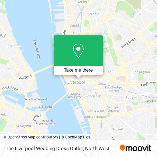 The Liverpool Wedding Dress Outlet map