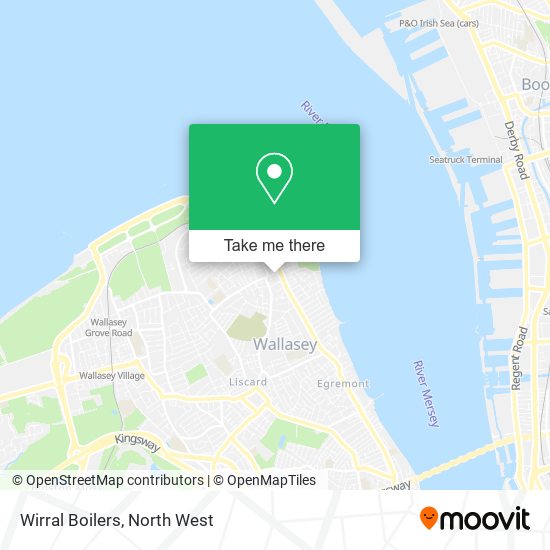 Wirral Boilers map