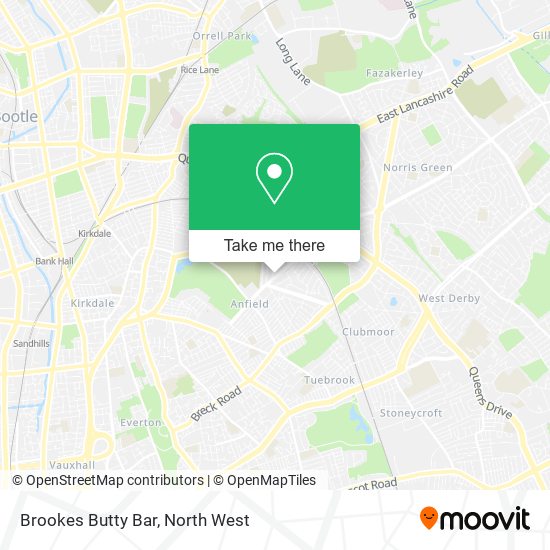 Brookes Butty Bar map