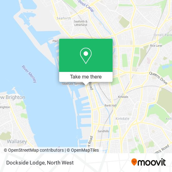 Dockside Lodge map