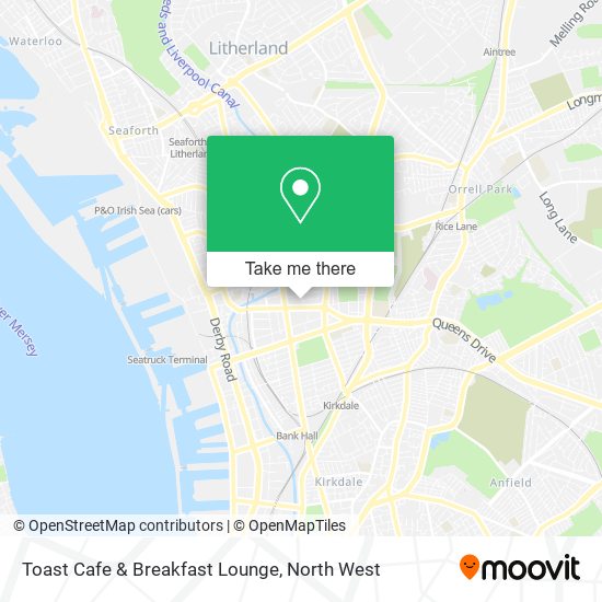 Toast Cafe & Breakfast Lounge map