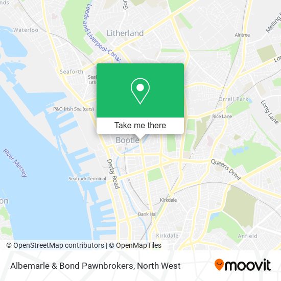 Albemarle & Bond Pawnbrokers map