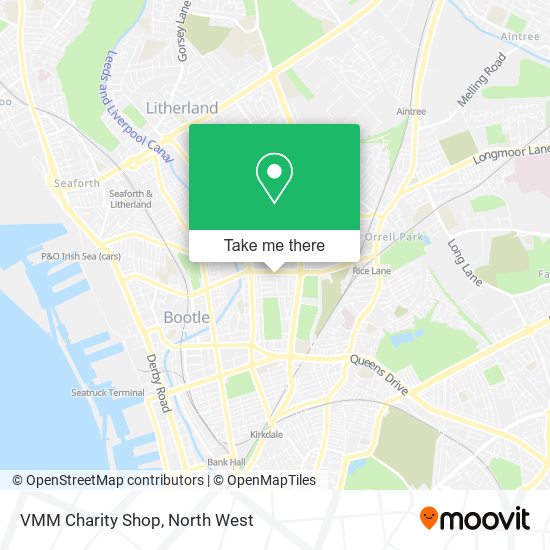 VMM Charity Shop map