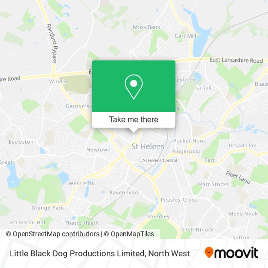 Little Black Dog Productions Limited map