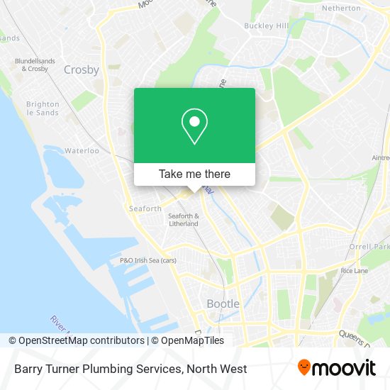 Barry Turner Plumbing Services map