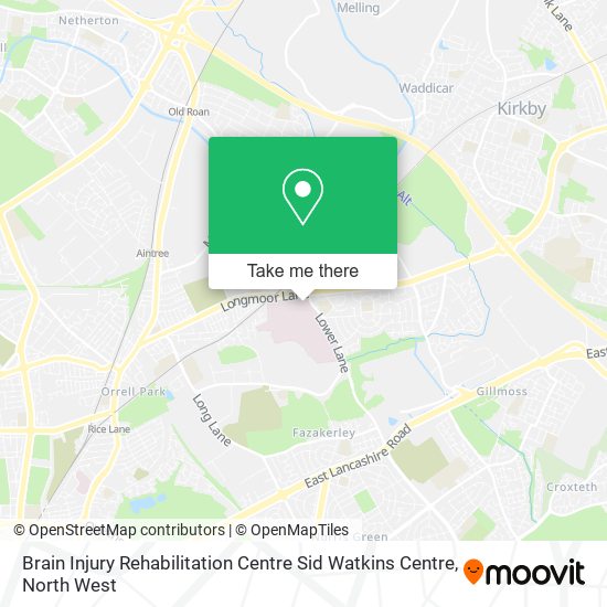 Brain Injury Rehabilitation Centre Sid Watkins Centre map