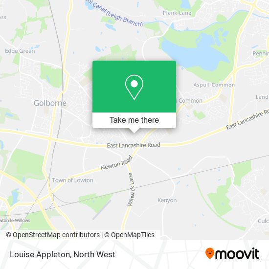 Louise Appleton map