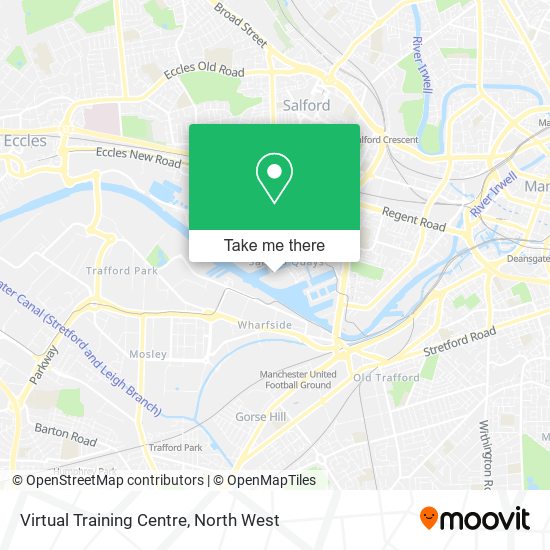 Virtual Training Centre map
