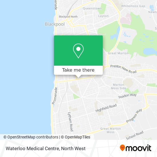 Waterloo Medical Centre map