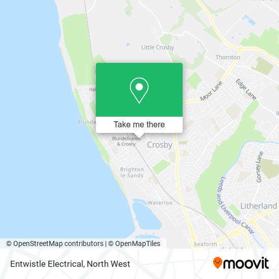 Entwistle Electrical map