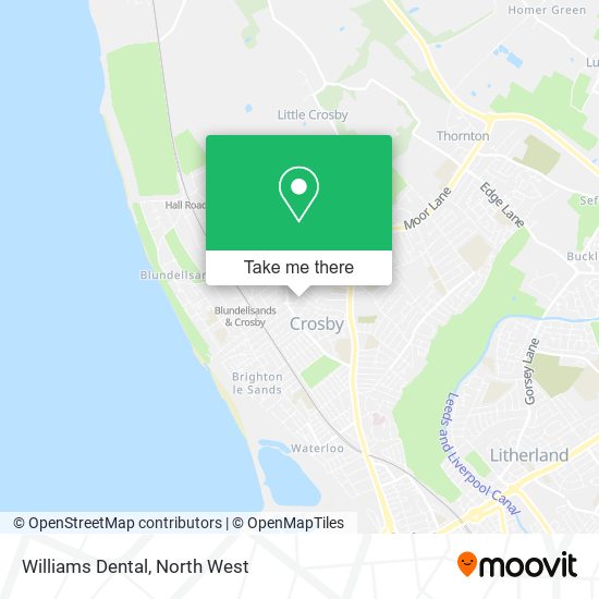 Williams Dental map