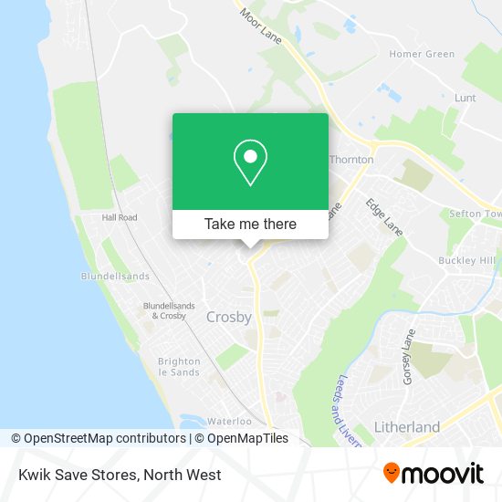 Kwik Save Stores map