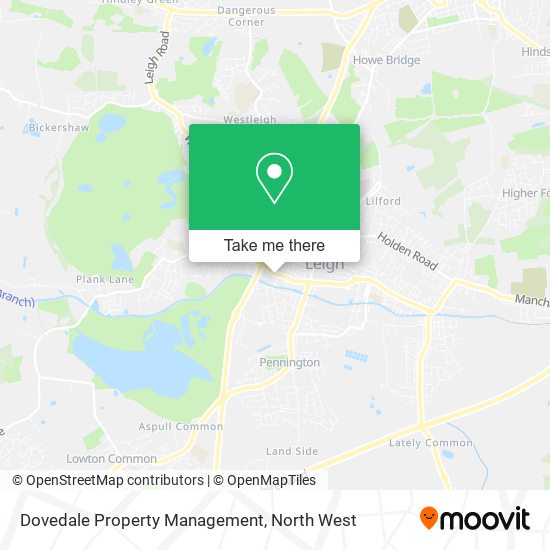 Dovedale Property Management map