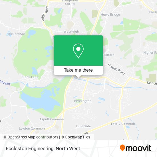 Eccleston Engineering map