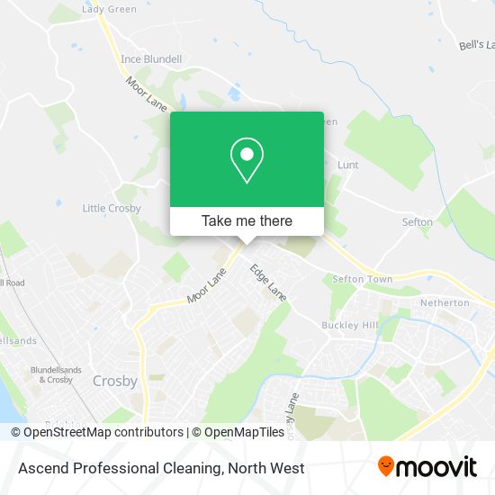 Ascend Professional Cleaning map