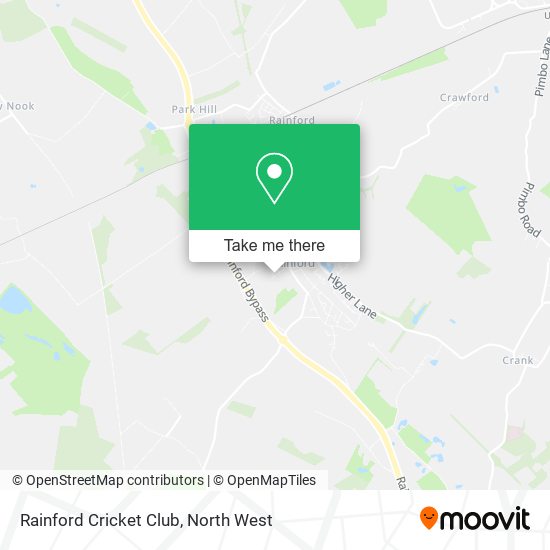 Rainford Cricket Club map
