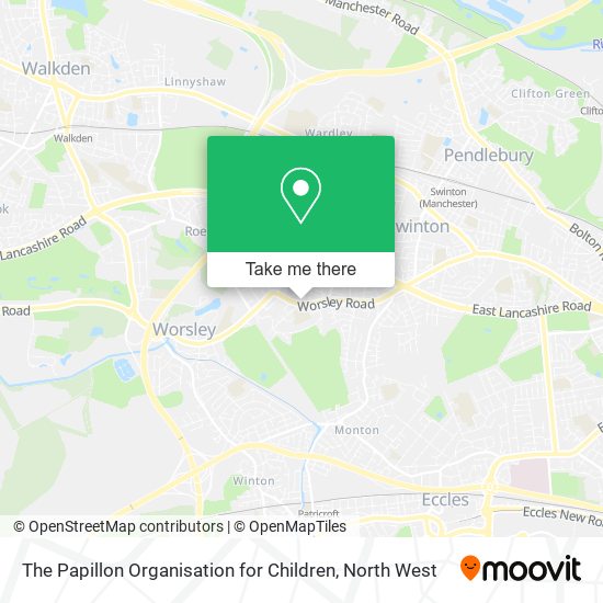 The Papillon Organisation for Children map