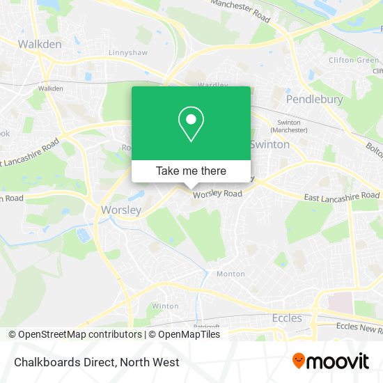 Chalkboards Direct map
