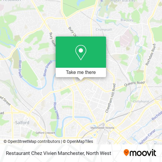 Restaurant Chez Vivien Manchester map