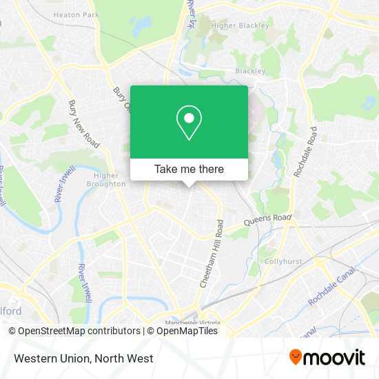 Western Union map