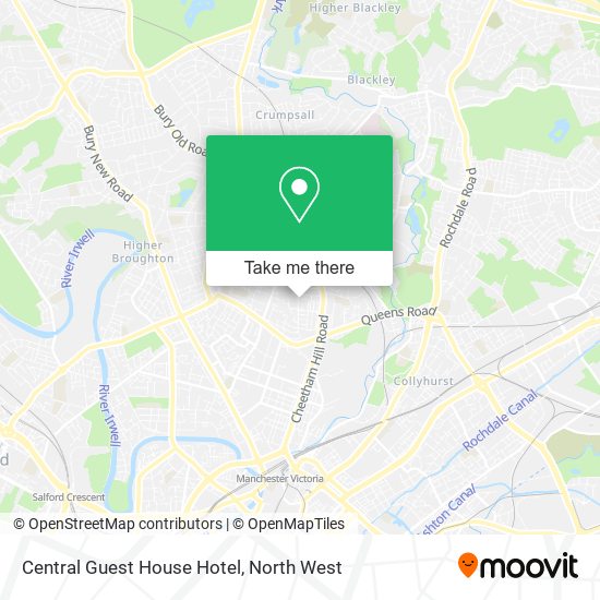 Central Guest House Hotel map