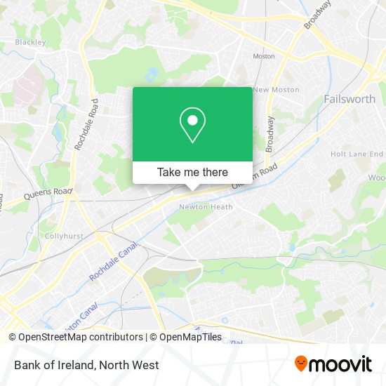 Bank of Ireland map