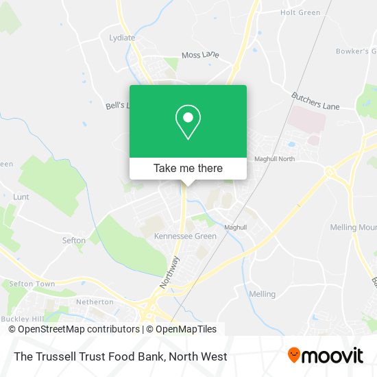 The Trussell Trust Food Bank map