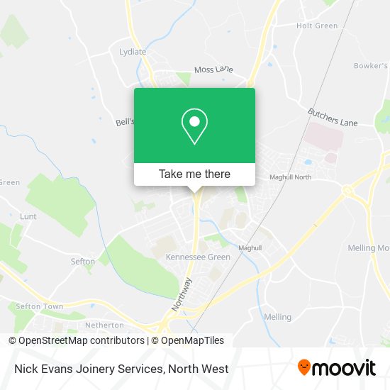 Nick Evans Joinery Services map