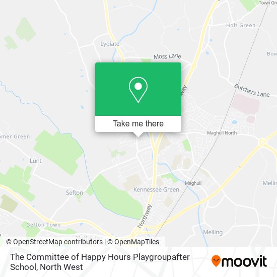 The Committee of Happy Hours Playgroupafter School map