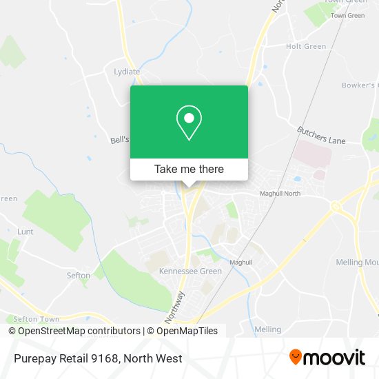 Purepay Retail 9168 map