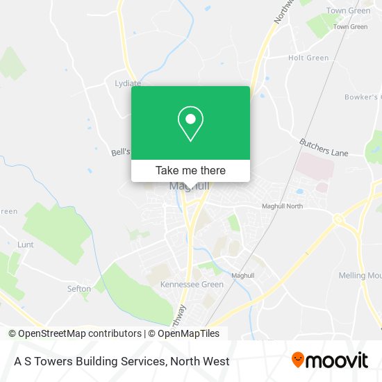 A S Towers Building Services map