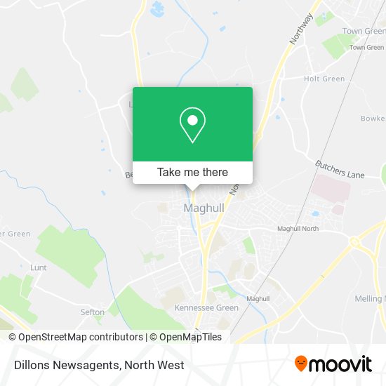 Dillons Newsagents map