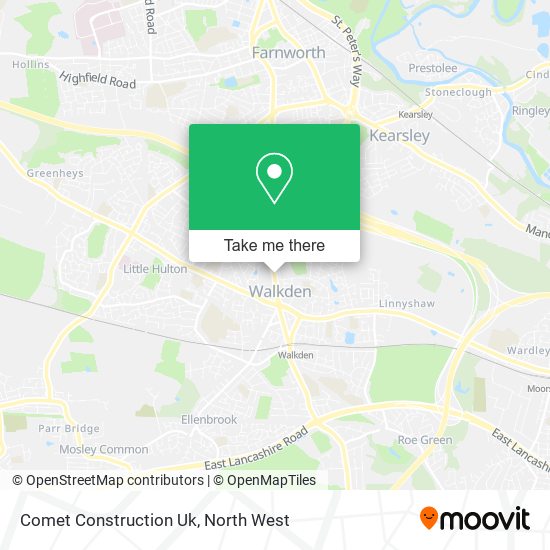 Comet Construction Uk map