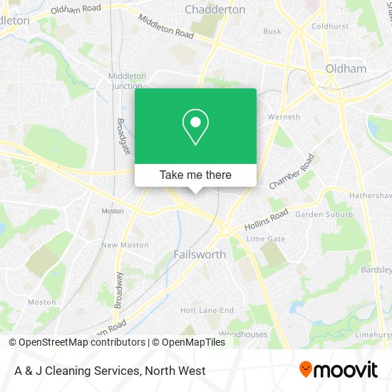 A & J Cleaning Services map