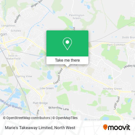Marie's Takeaway Limited map