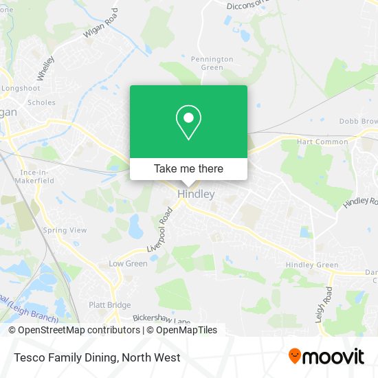 Tesco Family Dining map