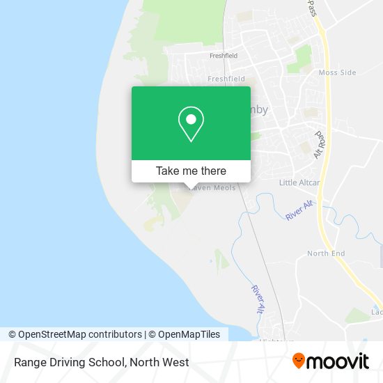 Range Driving School map