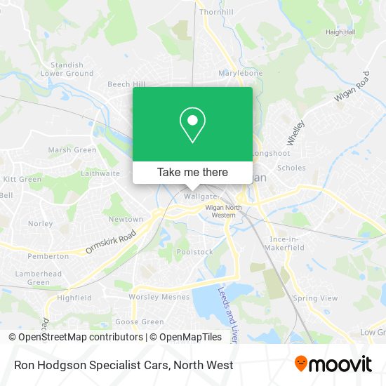 Ron Hodgson Specialist Cars map