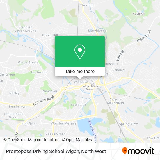 How to get to Prontopass Driving School Wigan by bus or train?