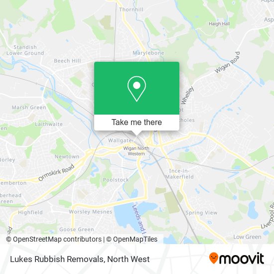 Lukes Rubbish Removals map