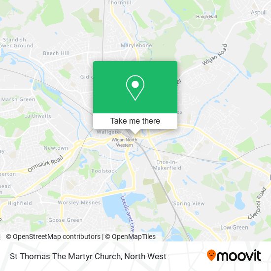 St Thomas The Martyr Church map