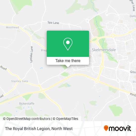 The Royal British Legion map