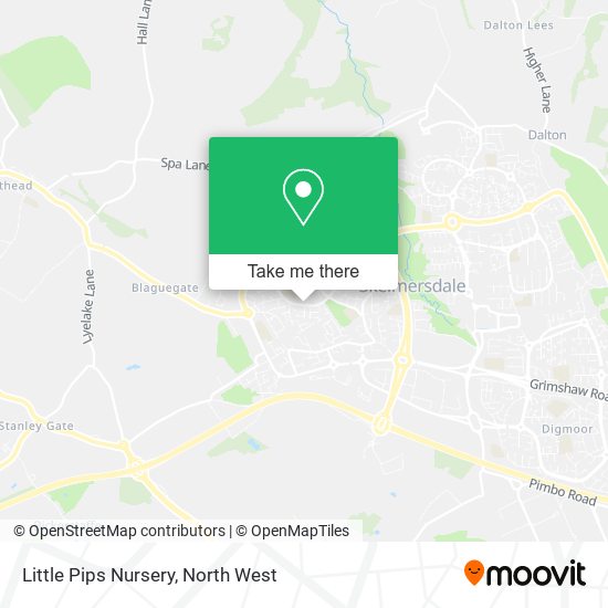 Little Pips Nursery map