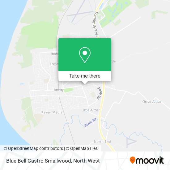 Blue Bell Gastro Smallwood map